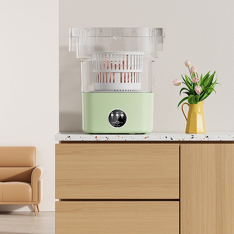 Fully Automatic Mini Foldable Washing Machine With Dehydration Function, Size: UK Plug(Pink) - free shipping - PMC TechLife - Order now!