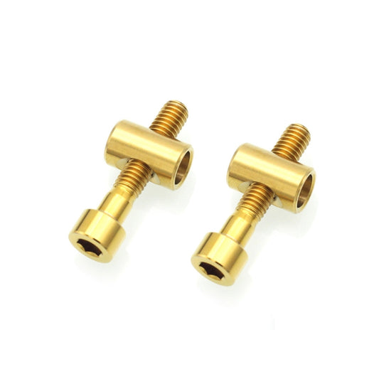 Bicycle Titanium Alloy Seat Post Locking Screws, Color: M6x30 Gold - Bicycle Saddle by PMC Jewellery | Online Shopping South Africa | PMC Jewellery | Buy Now Pay Later Mobicred