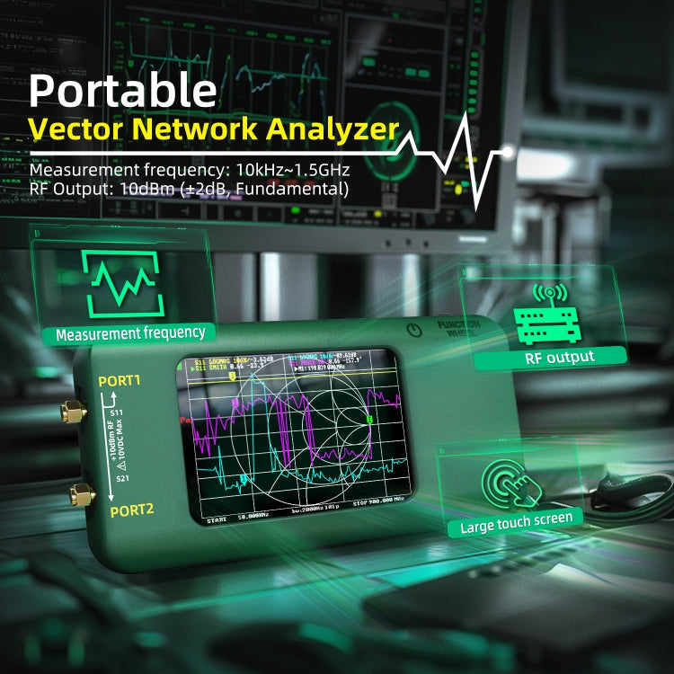 BSIDE P5 Handheld Vector Network Analyser Colorful Screen Network Tester - Lan Cable and Tools by BSIDE | Online Shopping South Africa | PMC TechLife | Buy Now Pay Later Mobicred