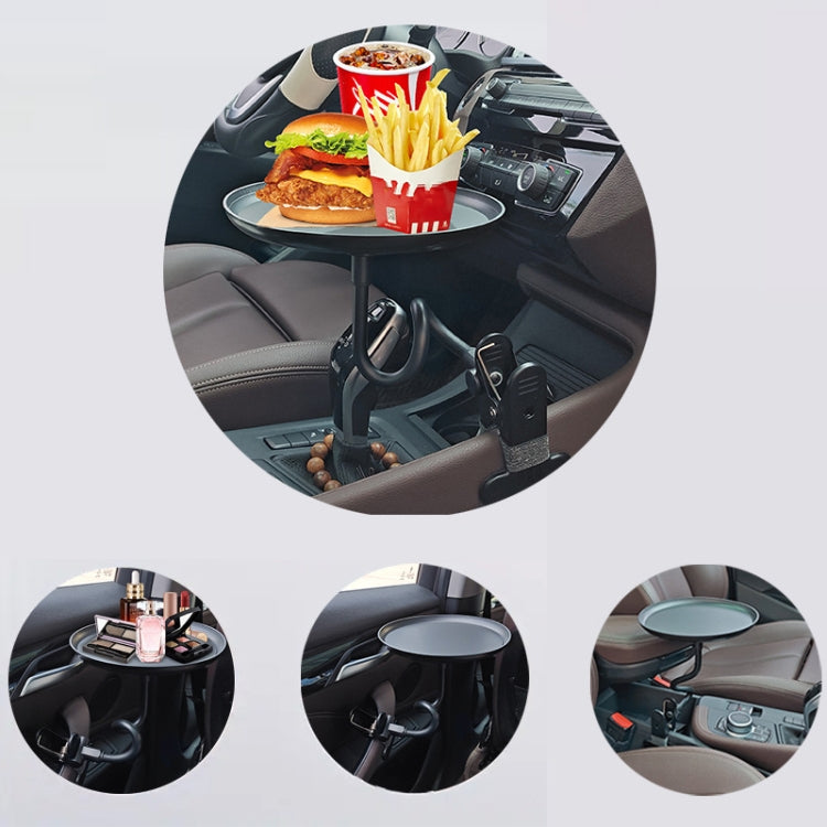 Adjustable Car Food Tray Clip-On Vehicle Small Dining Table Storage Shelf - Car Drink Holders by PMC TechLife | Online Shopping South Africa | PMC TechLife | Buy Now Pay Later Mobicred