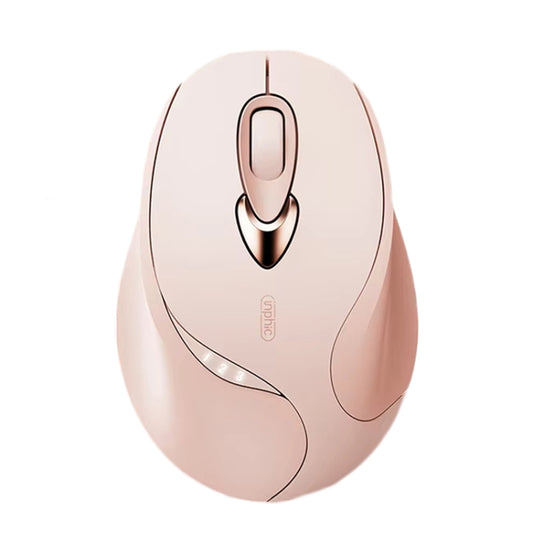 Inphic M8P 2.4G Wireless Mouse USB Mute Charging Girls Office Portable Ergonomic Mouse With Power Display(Milk Tea Color) - Wireless Mice by Inphic | Online Shopping South Africa | PMC Jewellery | Buy Now Pay Later Mobicred