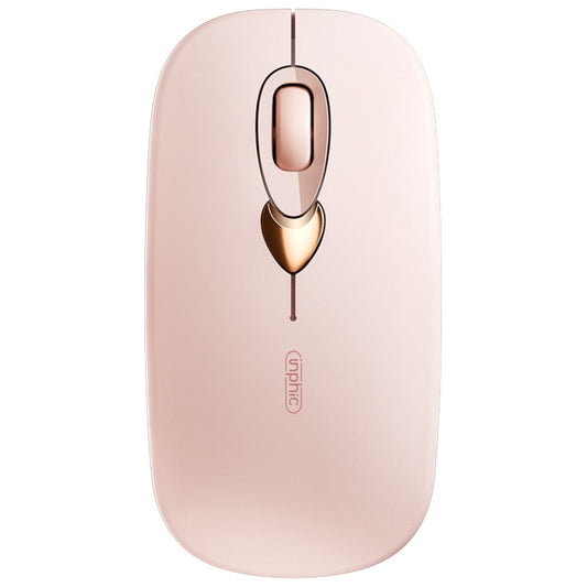 Inphic Q8 Gen 2 Bluetooth Mouse Wireless Silent Charging Office Business Girls Laptop Mouse(Milk Tea Color) - Wireless Mice by Inphic | Online Shopping South Africa | PMC Jewellery | Buy Now Pay Later Mobicred