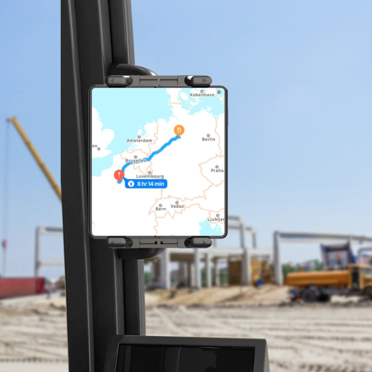 Engineering Truck Off-Road Vehicle Handrail Folding Screen Cell Phone Tablet Universal Bracket - Universal Car Holders by PMC TechLife | Online Shopping South Africa | PMC TechLife | Buy Now Pay Later Mobicred