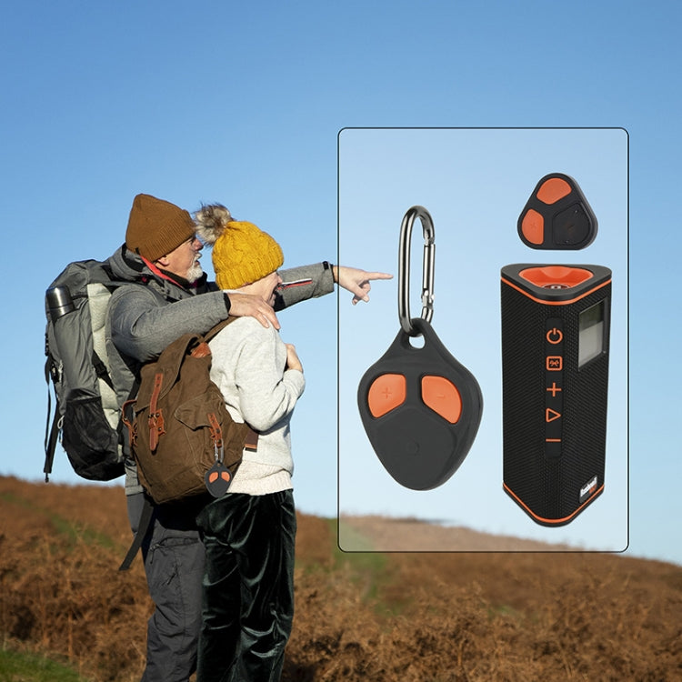 For Bushnell Wingman View Golf GPS Speaker Remote Control Silicone Protective Case With Hook(Black) - Protective Case by PMc TechLife | Online Shopping South Africa | PMc TechLife | Buy Now Pay Later Mobicred