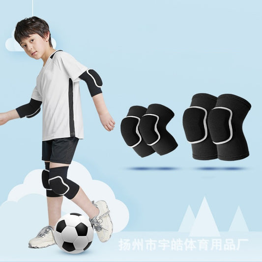 Sponge Children Football Protective Gear Outdoor Sports Equipment, Color: Black 4 In 1(S) - Sports Safety by PMC Jewellery | Online Shopping South Africa | PMC Jewellery | Buy Now Pay Later Mobicred