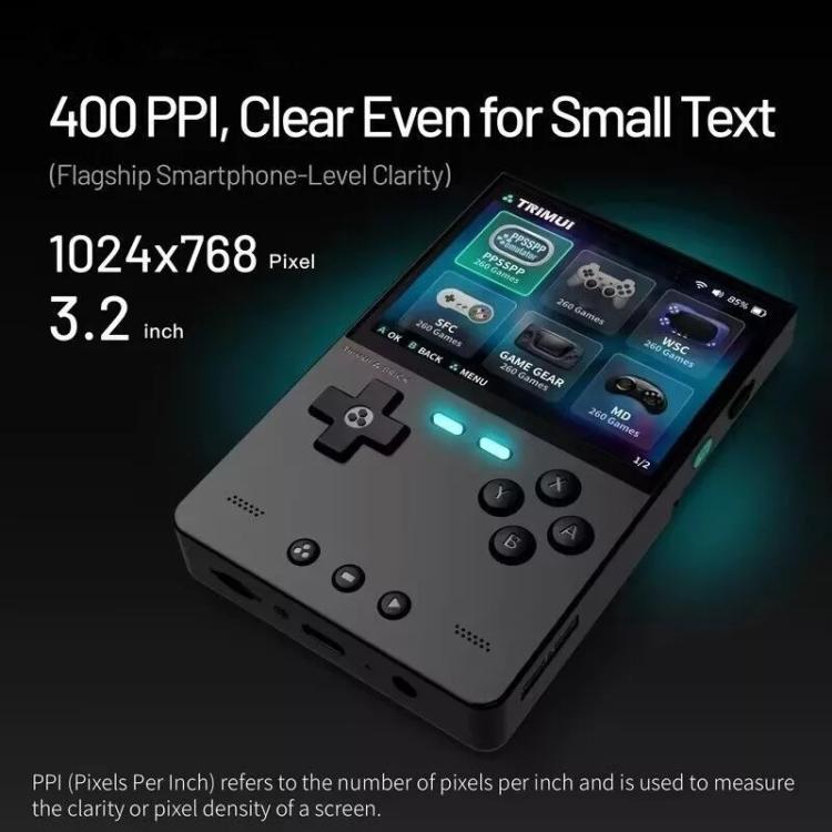 TRIMUI BRICK Open Source Pocket Console Portable Wireless Bluetooth HD Retro Arcade, Size: 64G(Red) - free shipping - PMc TechLife - Order now!