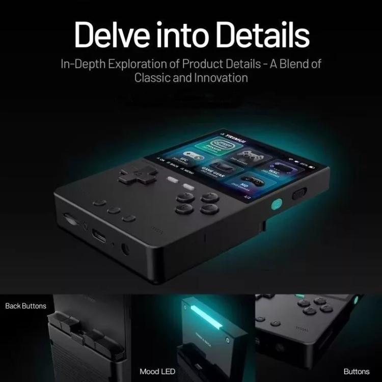 TRIMUI BRICK Open Source Pocket Console Portable Wireless Bluetooth HD Retro Arcade, Size: Standard No Card(White) - free shipping - PMc TechLife - Order now!