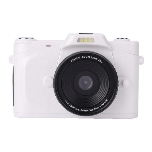 68MP Digital Camera Student CCD Travel Portable Retro Women Starter Flip Screen Card Camera(White Standard+Android OTG Card Reader) - Video Cameras by PMC Jewellery | Online Shopping South Africa | PMC Jewellery | Buy Now Pay Later Mobicred