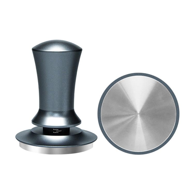 Scale Horizontal Constant Pressure Coffee Grinder Stretching Powder Press Hammer, Style: Silver Blue Flat Bottom(51mm) - free shipping - PMC TechLife - Order now!