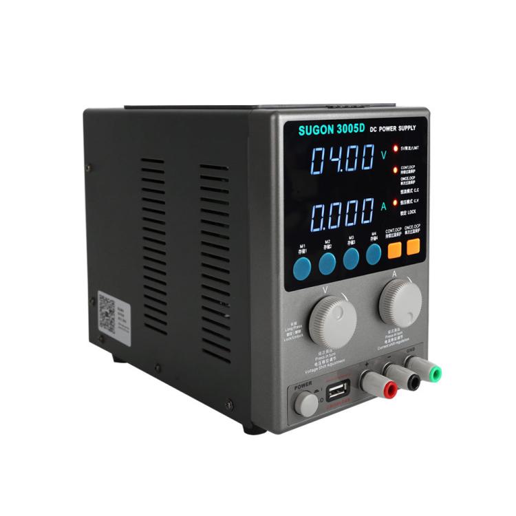 SUGON 3005D 4 Digital Display Power Supply Meter High Power Regulated Power Supply EU Plug - Power Supply by SUGON | Online Shopping South Africa | PMC Jewellery | Buy Now Pay Later Mobicred