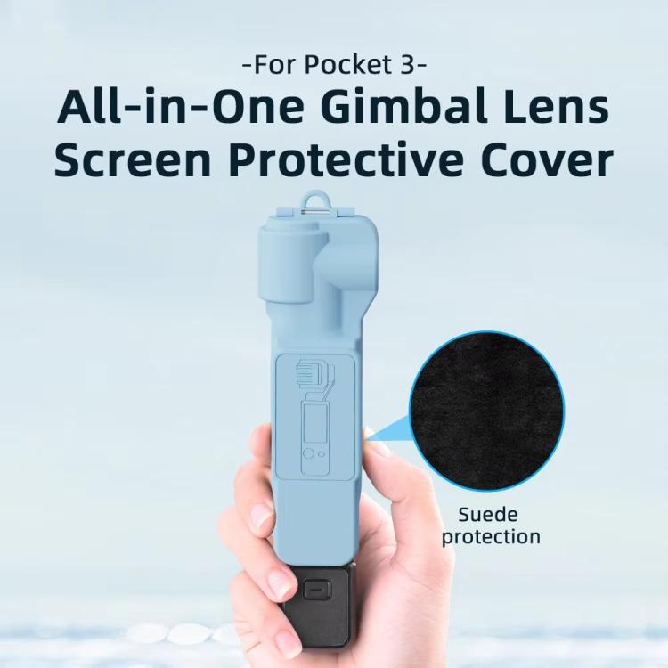 For DJI OSMO Pocket 3 BRDRC Lens Cap Camera Case Screen Protector Accessories(Pink) - free shipping - PMC TechLife - Order now!