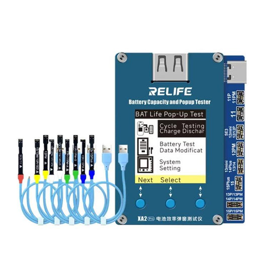 RELIFE XA2 Pro Battery Health Rate Tester No External Cable Battery Efficiency Popup Tester - Test Tools by RELIFE | Online Shopping South Africa | PMC Jewellery | Buy Now Pay Later Mobicred