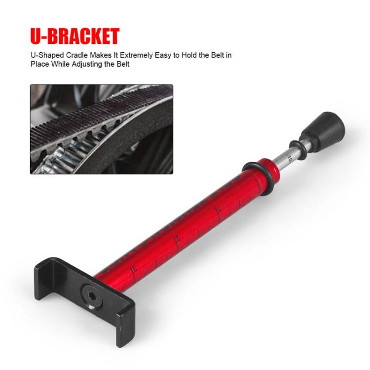 Motorcycle Belt Tension Test Tool For Belt Replacement / Adjustment Or Wheel Repair(Red) - Motorcycle Maintenance Tools by PMc TechLife | Online Shopping South Africa | PMc TechLife | Buy Now Pay Later Mobicred