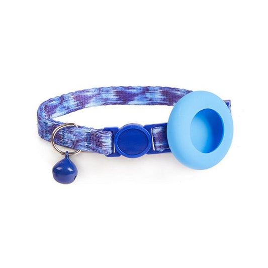 For Airtag Tracker Protective Case Cat Collar GPS Locator Protective Case With Bell(Blue Gradient) - Pet Series by PMC Jewellery | Online Shopping South Africa | PMC Jewellery | Buy Now Pay Later Mobicred