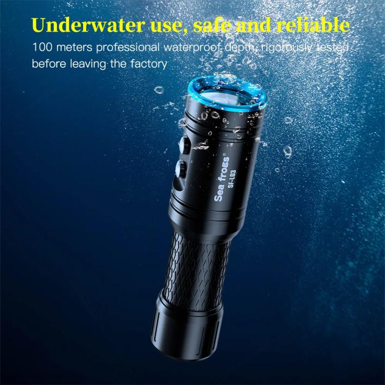 Sea Frogs  SF-L03 100m/325FT IPX8 Underwater Video Light 1000 lm Diving Flashlight(Blue) - free shipping - PMc TechLife - Order now!