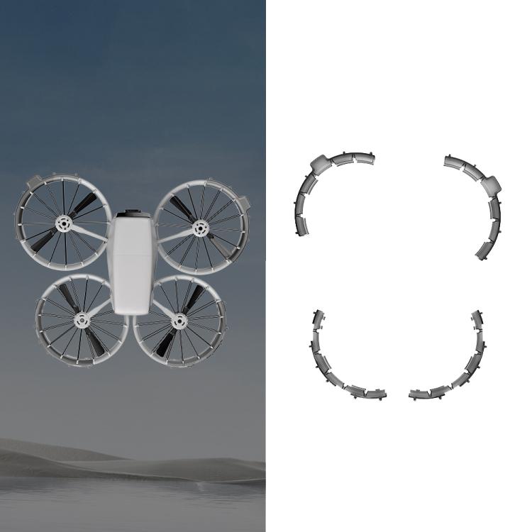 For DJI Flip RCSTQ Paddle Impact Protector Cushioning Anti-scratch and Anti-bump Ring(Gray) - free shipping - PMC TechLife - Order now!