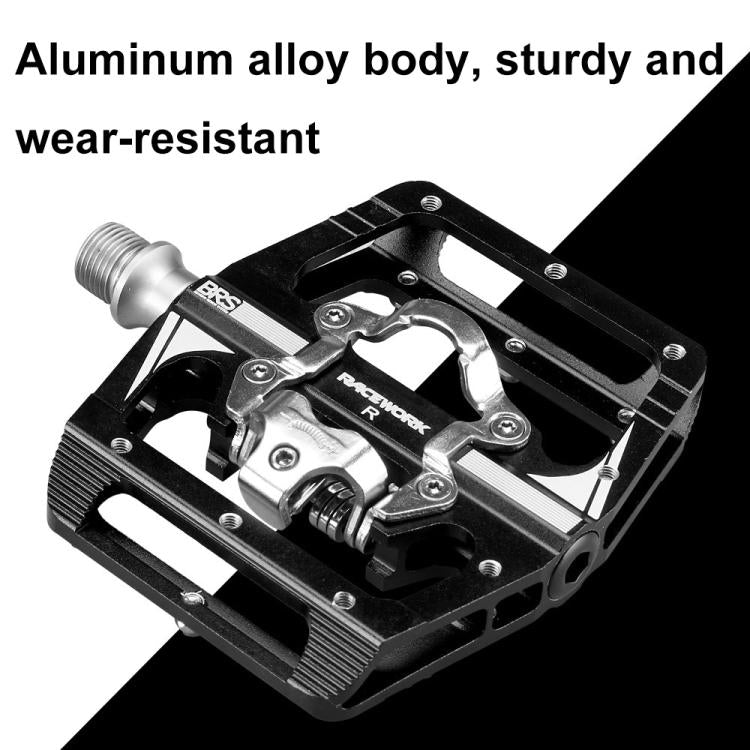 RACEWORK M215 Bicycle Lock Pedal To Flat Pedal Aluminum Alloy SPD Clipless Pedal(Orange) - free shipping - PMc TechLife - Order now!
