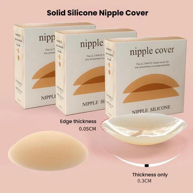 Ultra-thin Invisible Anti-bump Silicone Breast Stickers, Size: 8cm(Fair skin) - Nubra by PMc TechLife | Online Shopping South Africa | PMc TechLife | Buy Now Pay Later Mobicred