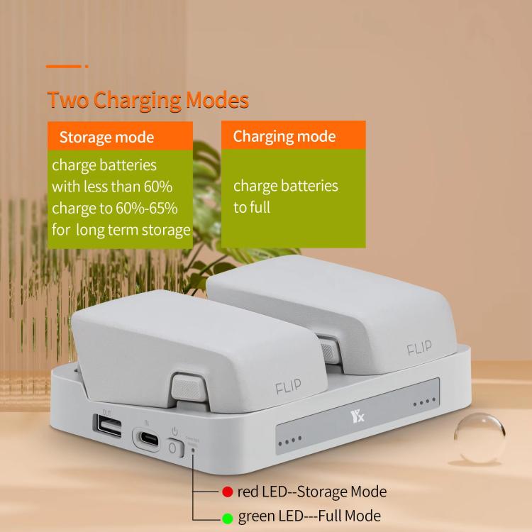 For DJI Flip YX Parallel Charger Hub Bidirectional Battery Management System - free shipping - PMC TechLife - Order now!