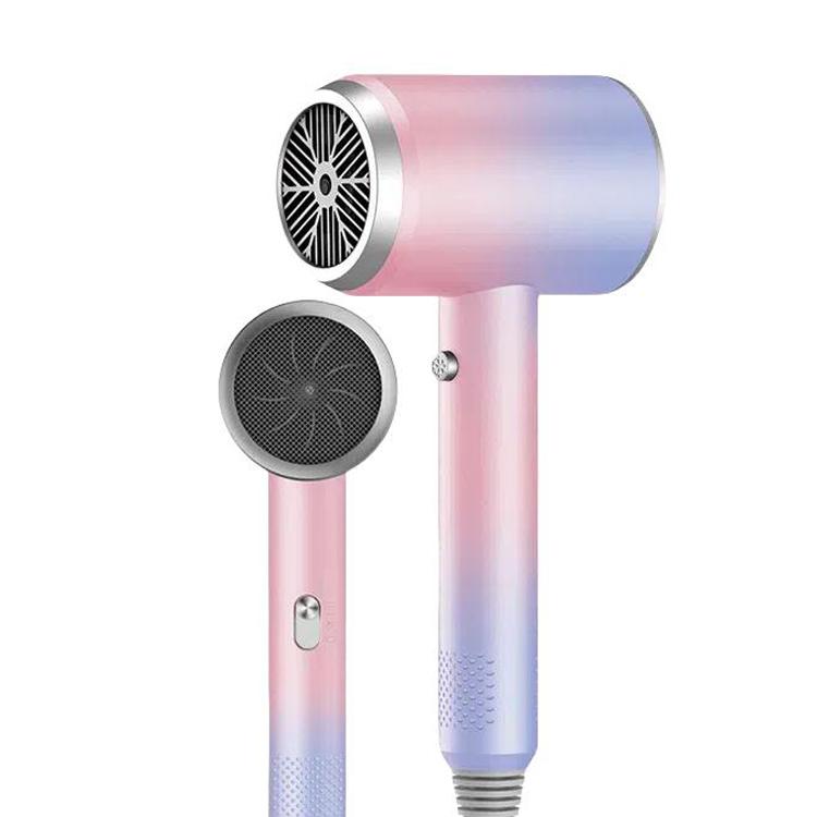 High-Speed Hair Dryer Salon & Home Blow Dryer with Blue Light Ionic Technology US Plug(Gradient Purple) - free shipping - PMC TechLife - Order now!