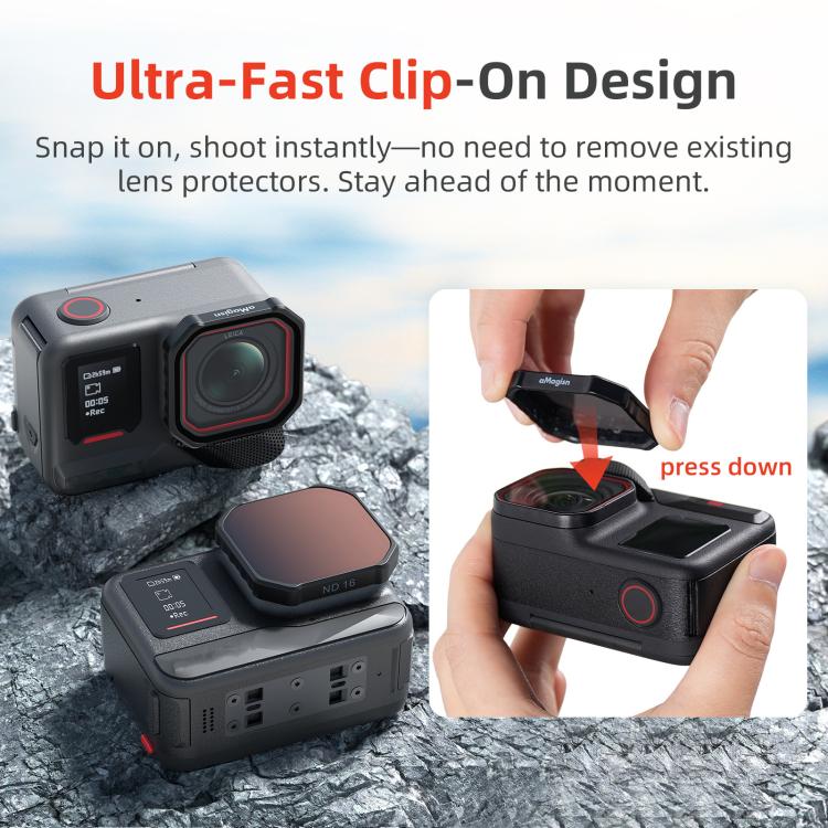 For Insta360 Ace Pro / Ace Pro 2 aMagisn AC28 Filter, Spec: CPL+ND8+ND16+ND32 - free shipping - PMC TechLife - Order now!