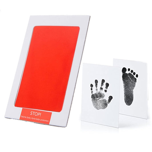 Non-Toxic Baby Handprint Footprint Imprint Souvenirs Infant Clay Toy Gifts(Red) - Baby Souvenirs by PMC Jewellery | Online Shopping South Africa | PMC Jewellery