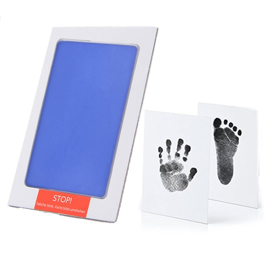 Non-Toxic Baby Handprint Footprint Imprint Souvenirs Infant Clay Toy Gifts(Sky blue) - Baby Souvenirs by PMC Jewellery | Online Shopping South Africa | PMC Jewellery