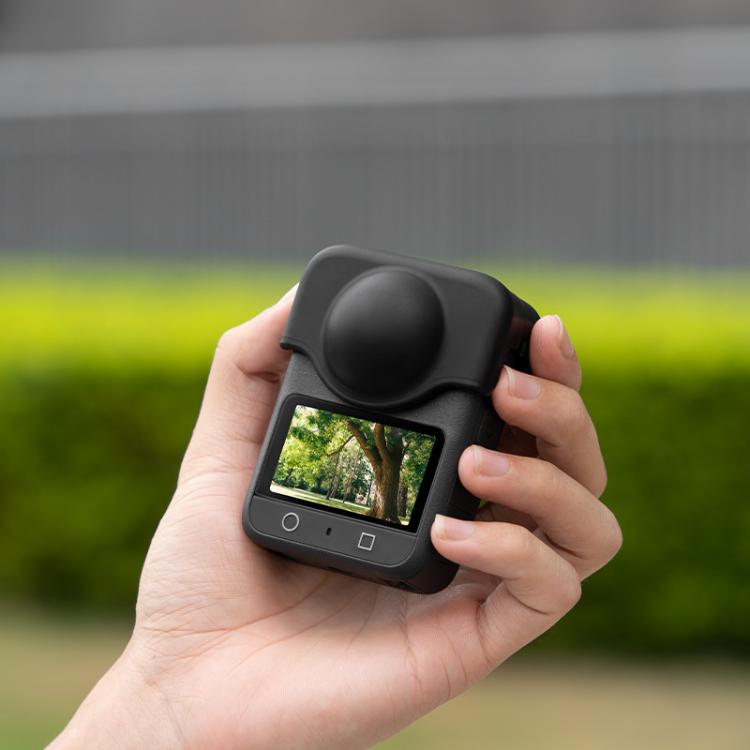 For DJI Osmo 360 Camera Silicone Lens Cap Dustproof & Anti-Scratch Lens Cover Protector(Black) - free shipping - PMC TechLife - Order now!