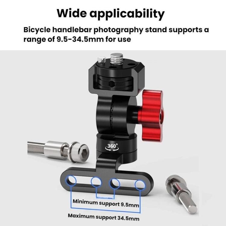 1/4 Arri Positioning Bicycle Stem Camera Mount Cycling Front Light Bracket For Shooting - free shipping - PMC TechLife - Order now!