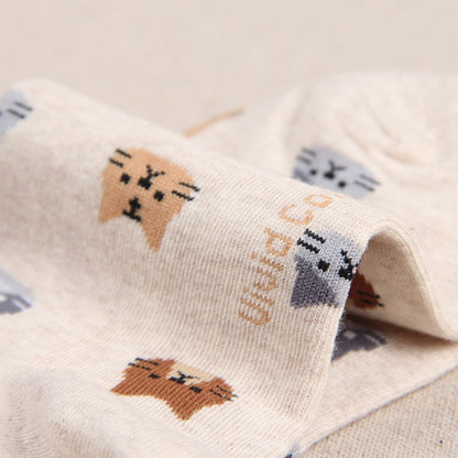 Animal Cartoon Cat Lovely for Women Cotton Socks(2) - Tube Socks by PMC Jewellery | Online Shopping South Africa | PMC Jewellery