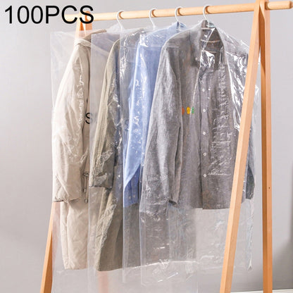 100 PCS Disposable Transparent Clothes Dust Bag Dust Cover, Size:60x100cm, Thickness:Thicken PE 6 Wires - Dust Covers by PMC Jewellery | Online Shopping South Africa | PMC Jewellery