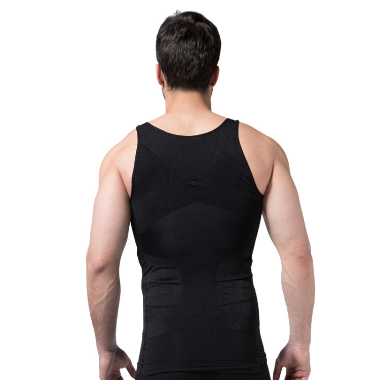 Men Slimming Body Shaper Vest Underwear, Size: S(Black) -  by PMC Jewellery | Online Shopping South Africa | PMC Jewellery