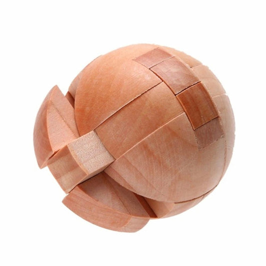 Wooden Adult Educational Toy Ball-shaped Lock Puzzle Toy -  by PMC Jewellery | Online Shopping South Africa | PMC Jewellery
