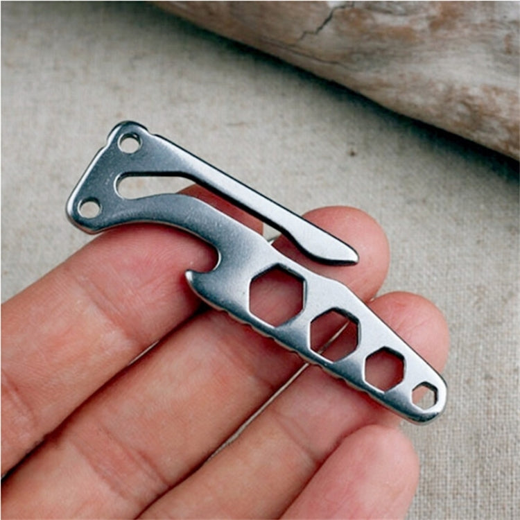 Multi-function Bottle Opener Keychain Outdoor Pocket Tool Pry Bar Hex Key Wrench - free shipping - PMC TechLife - Order now!