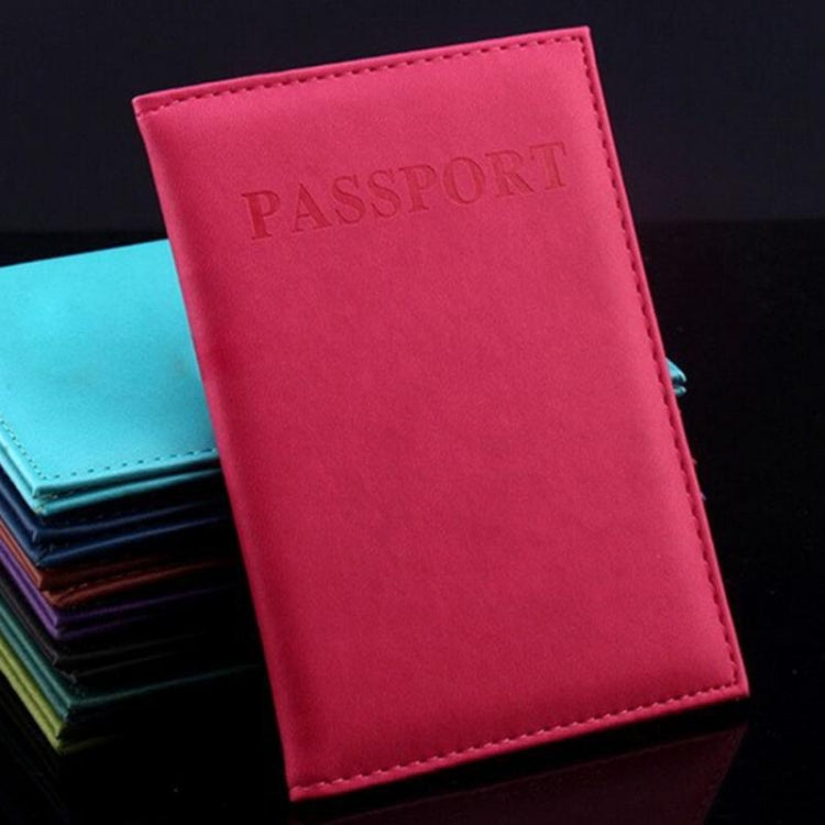 Artificial Leather Travel Passport Cover(yellow brown) - Card & Passport Bags by PMC TechLife | Online Shopping South Africa | PMC TechLife