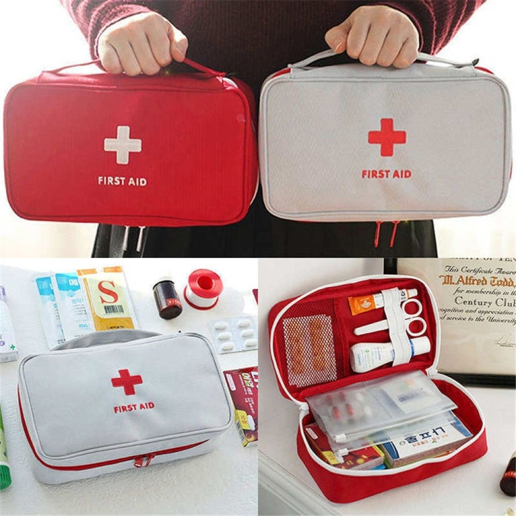 Travel First Aid Kit Bag Home Emergency Survival Rescue Box(Red) - Pill Boxes by PMC Jewellery | Online Shopping South Africa | PMC Jewellery