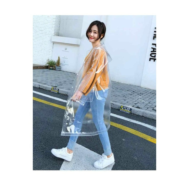 Stylish Portable Outdoor Transparent EVA Raincoat, Size:M (Transparent General) - Raincoats by PMC TechLife | Online Shopping South Africa | PMC TechLife