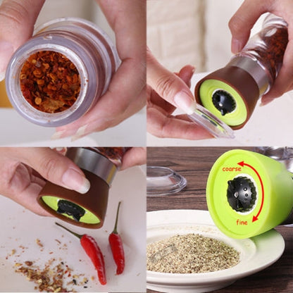 Multi-Function Seasoning Tank Kitchen Gadget Manual Creative Pepper Grinder(Green) - Condiment Bottles & Hip Flasks by PMC Jewellery | Online Shopping South Africa | PMC Jewellery | Buy Now Pay Later Mobicred