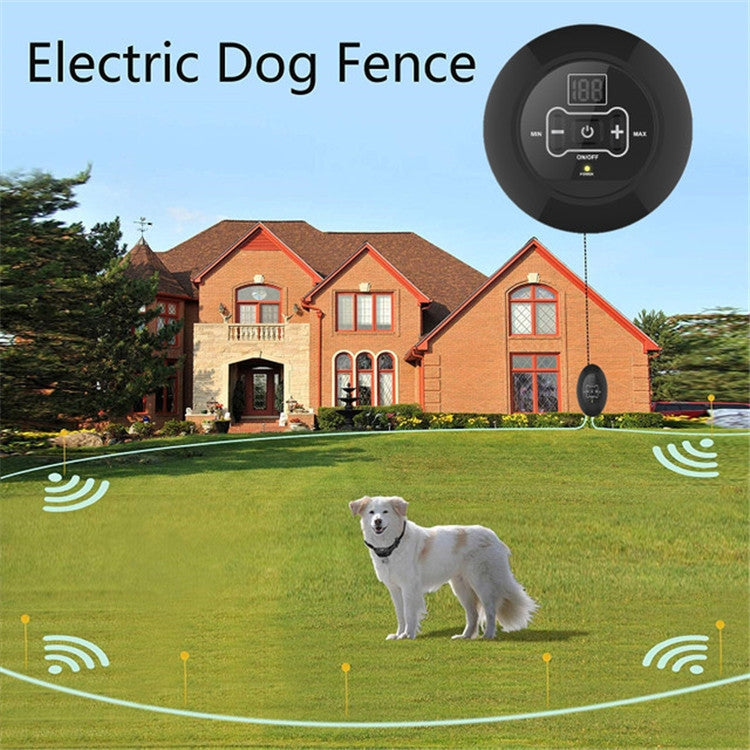 Electronic Fence Wireless Pet Training Device Bark Stop, Plug Type:US Plug(With 1 Collar) - Training Aids by PMC Jewellery | Online Shopping South Africa | PMC Jewellery | Buy Now Pay Later Mobicred
