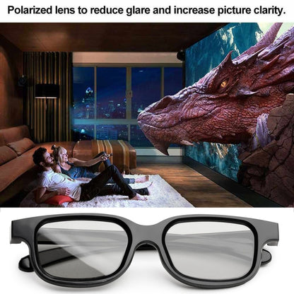 3D Film Special Polarized Glasses, Non-flash Stereo 3D Glasses - VR Headset by PMC Jewellery | Online Shopping South Africa | PMC Jewellery