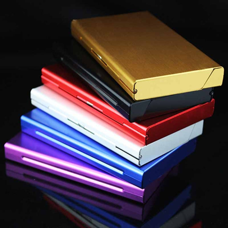 Ultra-thin Personality Creative Ladies Cigarette Case Metal Cigarette Case(Gold) - Cigarette Box & Ashtrays by PMC Jewellery | Online Shopping South Africa | PMC Jewellery