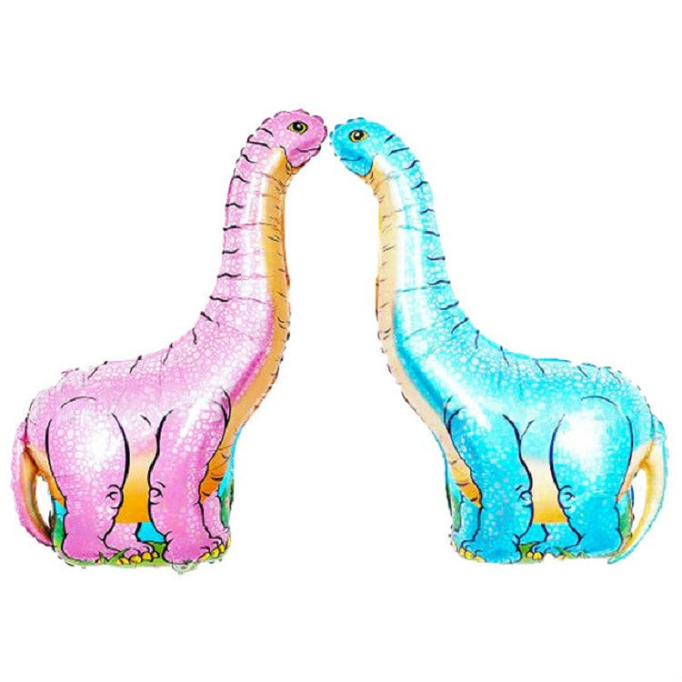 2 PCS Dinosaur Modeling Aluminum Foil Balloon Children Birthday Decoration Party Supplies Toy, Size:Large, Style:Red Tyrannosaurus - Balloons by PMC Jewellery | Online Shopping South Africa | PMC Jewellery