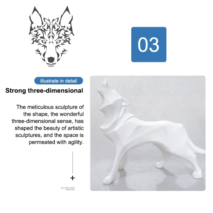 Nordic Animal Resin Handicraft Ornament(Silver) - Desktop Ornaments by PMC Jewellery | Online Shopping South Africa | PMC Jewellery