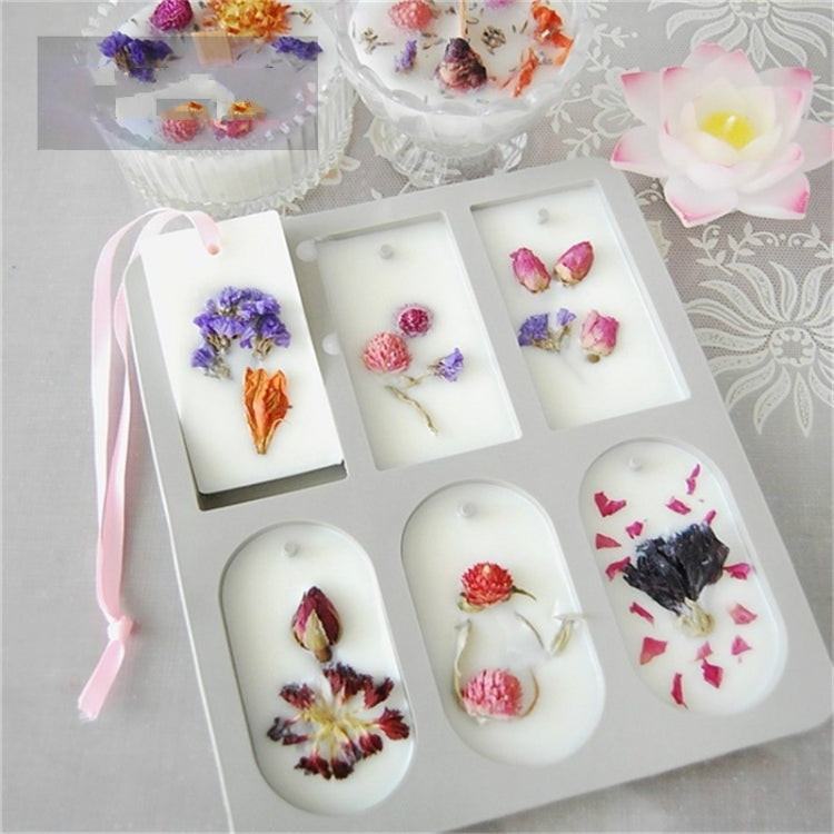 Aromatherapy Wax Handmade Soap Silicone Mold, Specification:Three Rectangle Three Oval - Candles & Candle Holders by PMC TechLife | Online Shopping South Africa | PMC TechLife