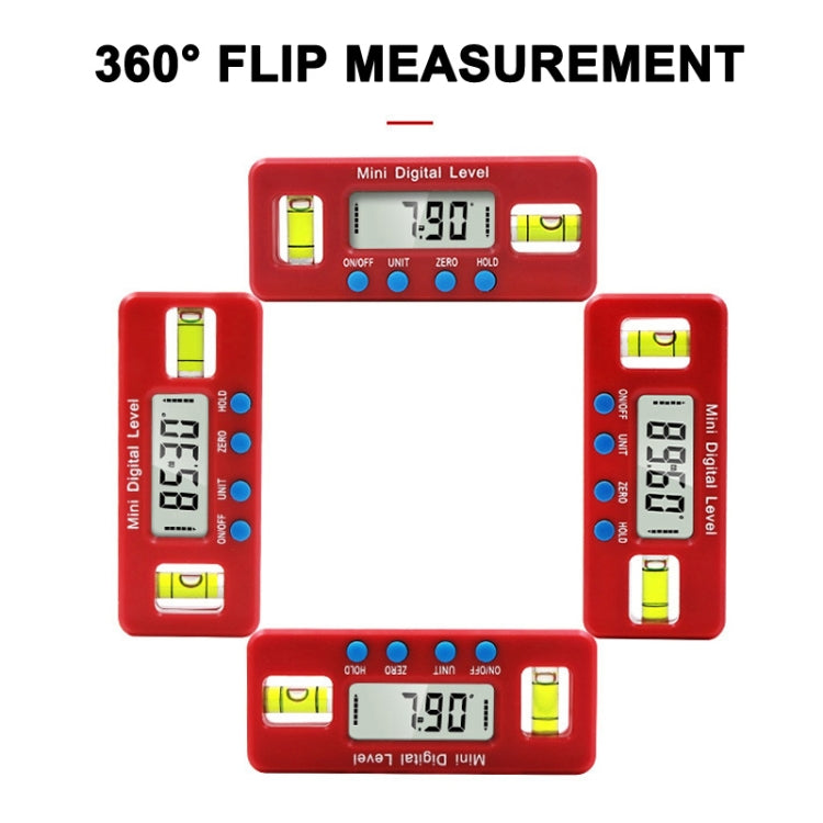 100mm Mini Electronic Digital Strong Magnetism Spirit Level Angle Board - Measuring Tools by PMC TechLife | Online Shopping South Africa | PMC TechLife