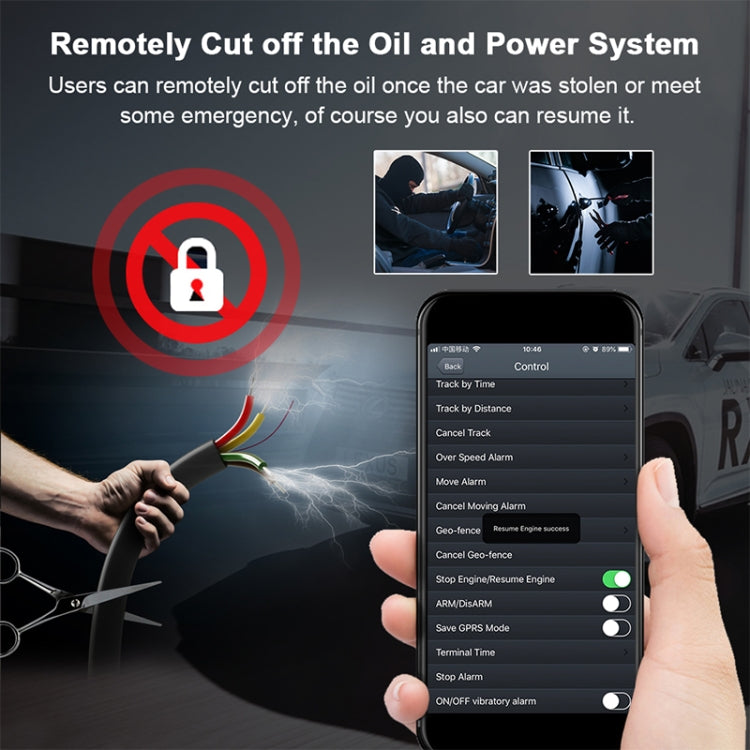 TK303G Car Truck Vehicle Tracking GSM GPRS GPS Tracker with Remote Control - free shipping - PMC TechLife - Order now!