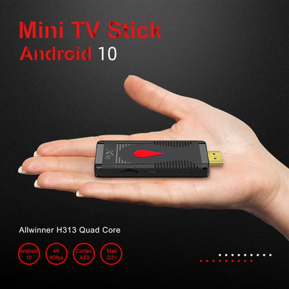 X96 S400 Android 10.0 Mini TV Stick, Allwinner H313 Quad Core ARM Cortex A53, 1GB + 8GB, Support WiFi, HDMI, TF Card, USB - Android TV Sticks by PMC Jewellery | Online Shopping South Africa | PMC Jewellery | Buy Now Pay Later Mobicred