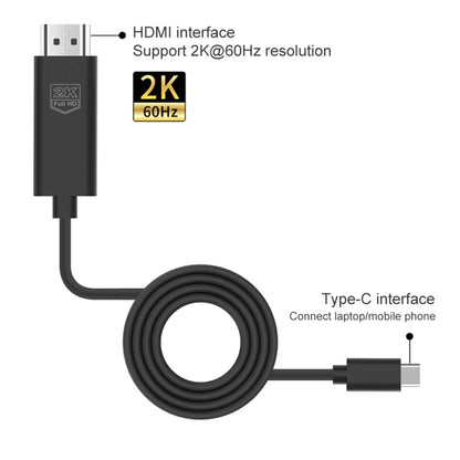 UC506 USB-C / Type-C to HDMI 2K 60Hz HDTV Cable - Wireless Display Dongle by PMC Jewellery | Online Shopping South Africa | PMC Jewellery | Buy Now Pay Later Mobicred