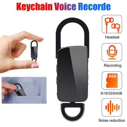 S20 8GB Keychain HD Noise Reduction Portable Recording Pen - U-Disk Recorder by PMC Jewellery | Online Shopping South Africa | PMC Jewellery | Buy Now Pay Later Mobicred