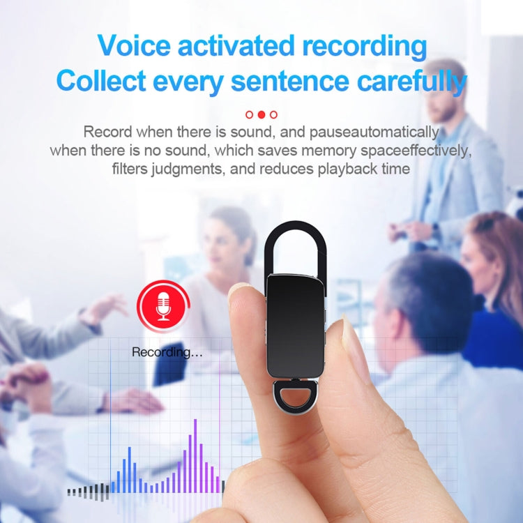 S20 8GB Keychain HD Noise Reduction Portable Recording Pen - U-Disk Recorder by PMC Jewellery | Online Shopping South Africa | PMC Jewellery | Buy Now Pay Later Mobicred